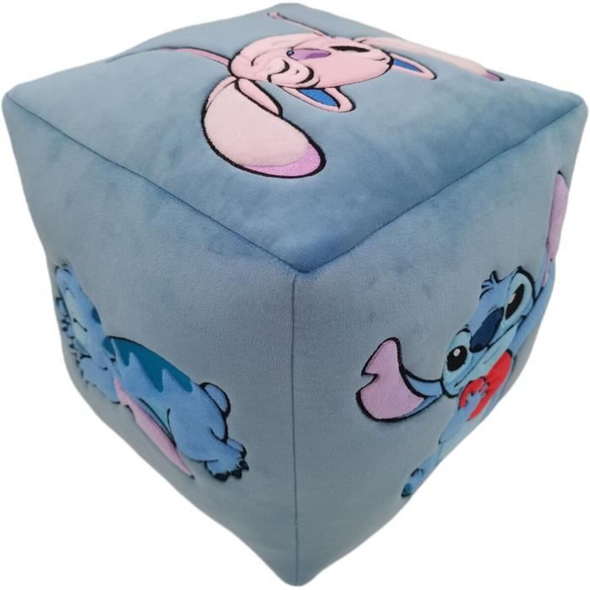 Kussen Stitch 28 x 30 x 29 cm Blauw Polyester Kinderen