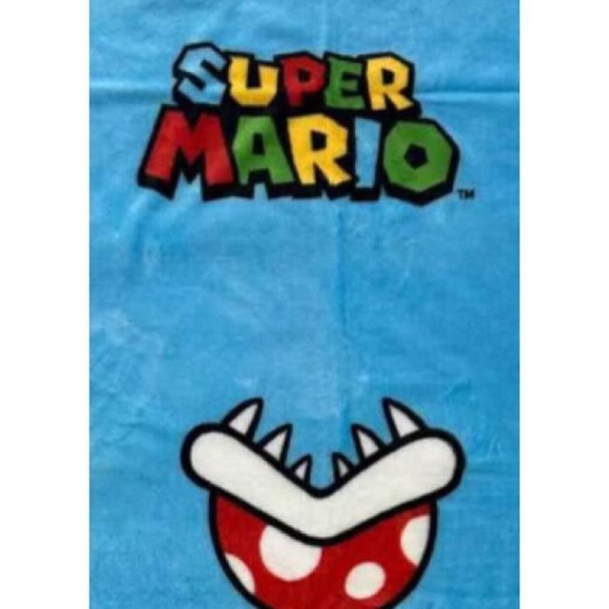 Deken Mario Bros 24 x 14 x 26 cm Zwart dieren