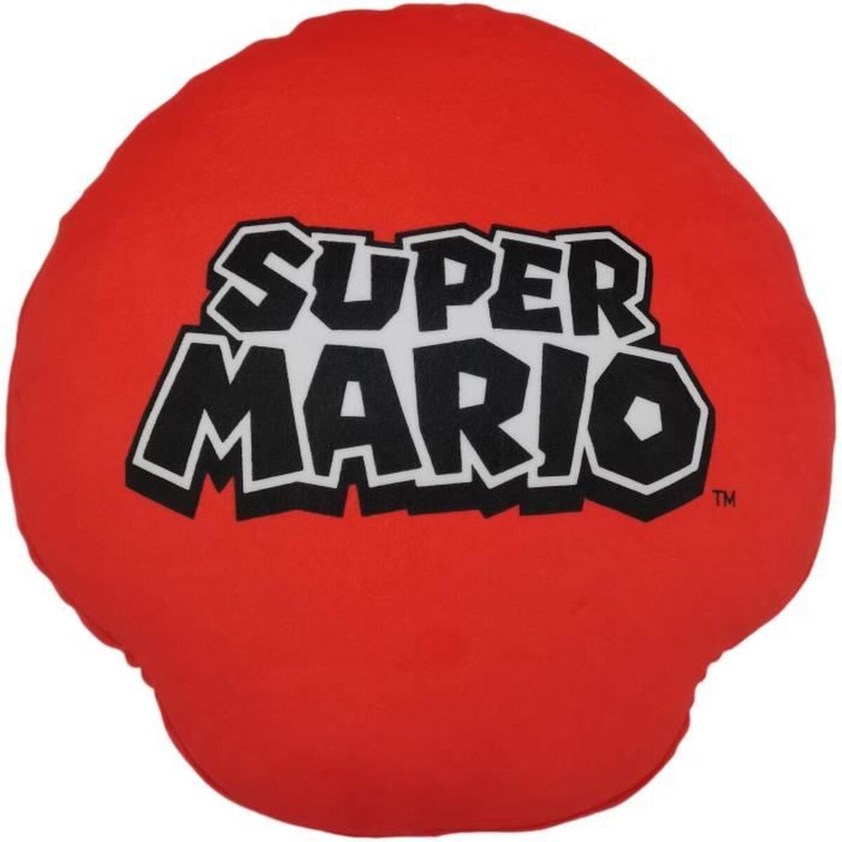 Kussen Mario Bros 43 x 3 x 43 cm Wit Rood Polyester Paddestoel