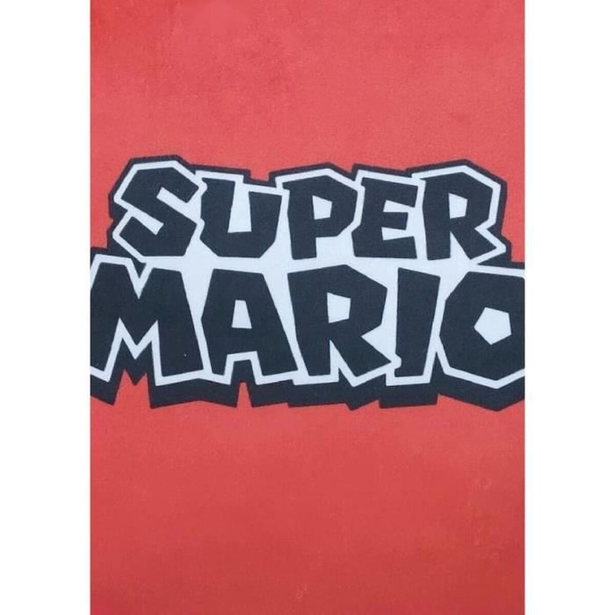 Kussen Mario Bros 41 x 3 x 41 cm Blauw Wit Bruin Zwart Rood Beige Polyester Gezicht