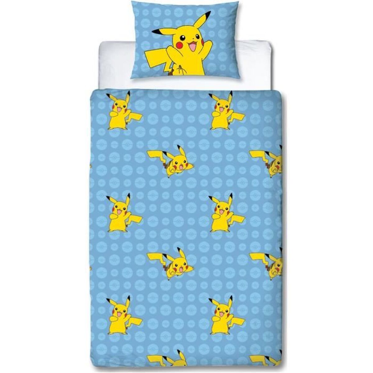 Dekbedovertrek set Pokémon Multicolour Bed van 140 2 Onderdelen