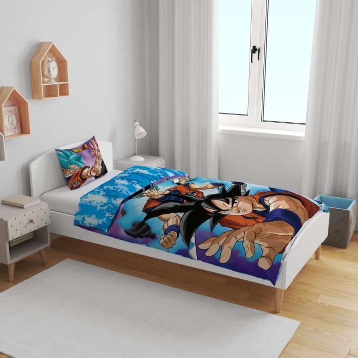 Dekbedovertrek set Dragon Ball 25 x 5 x 29 cm Multicolour Bed van 140 2 Onderdelen