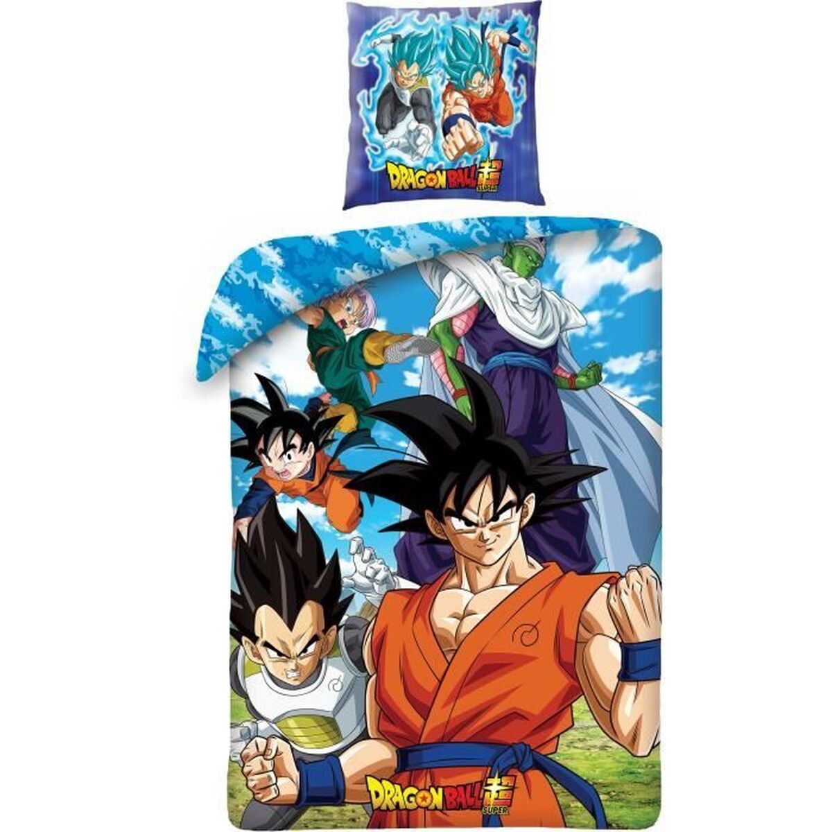 Dekbedovertrek set Dragon Ball 24 x 4 x 30 cm Multicolour Bed van 140 2 Onderdelen
