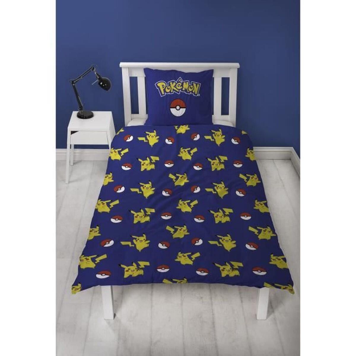 Dekbedovertrek set Pokémon Geel Wit Rood Bed van 140 2 Onderdelen