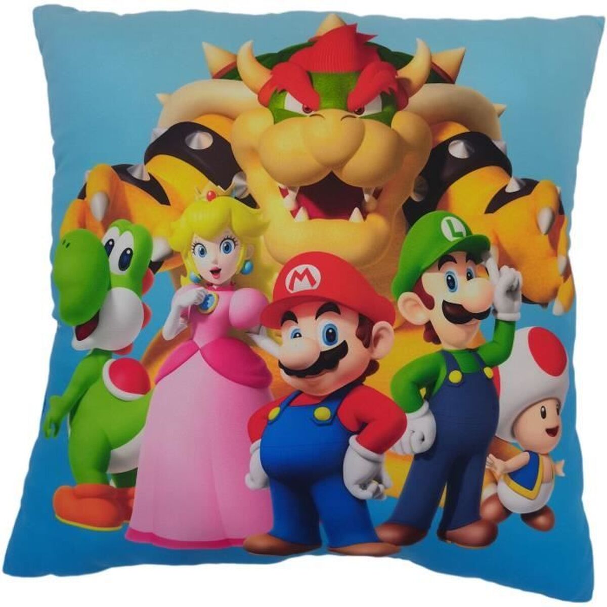 Kussen Mario Bros 41 x 3 x 39 cm Multicolour Polyester Kinderen