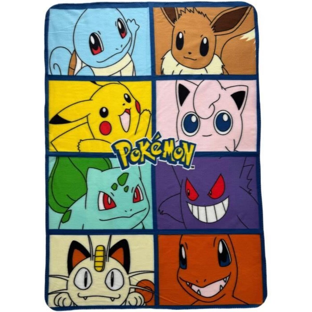 Deken Pokémon 12 x 10 x 24 cm Multicolour dieren