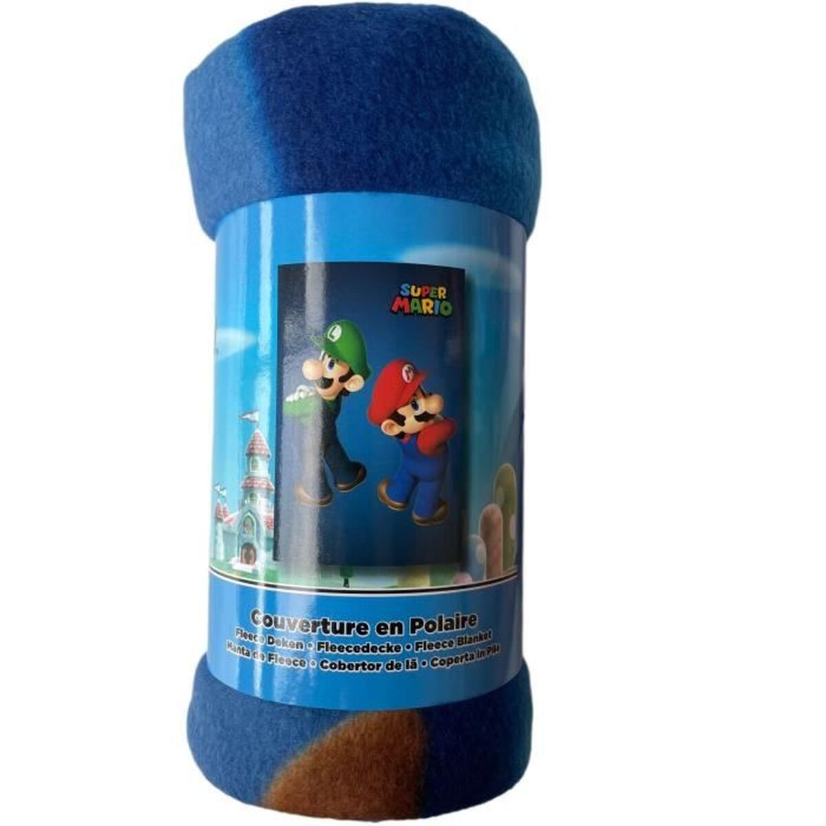Deken Mario Bros 25 x 7 x 13 cm Multicolour dieren