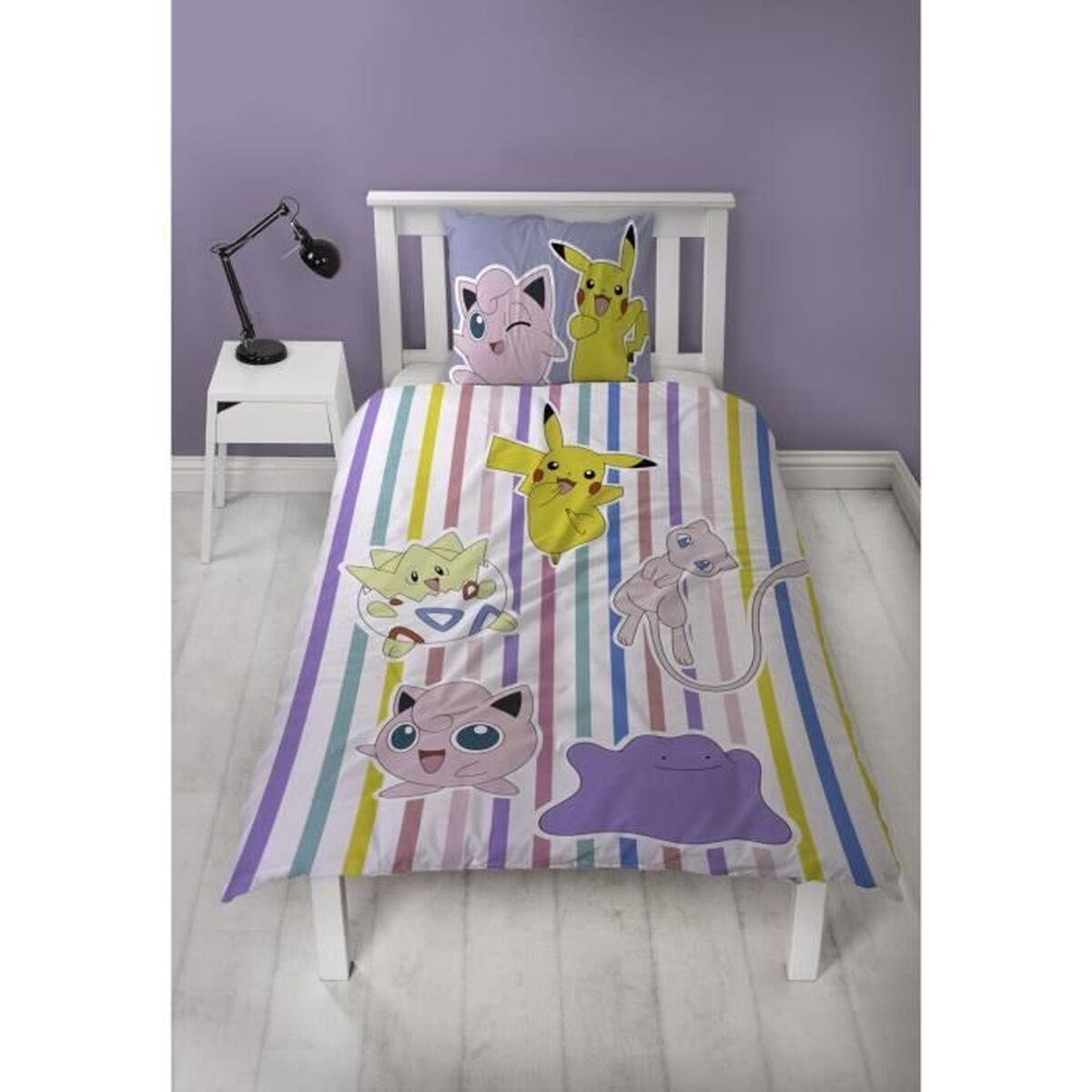 Dekbedovertrek set Pokémon 25 x 4 x 30 cm Multicolour Bed van 140 2 Onderdelen