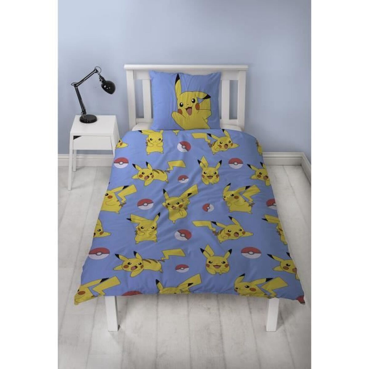 Dekbedovertrek set Pokémon Multicolour Bed van 140 2 Onderdelen