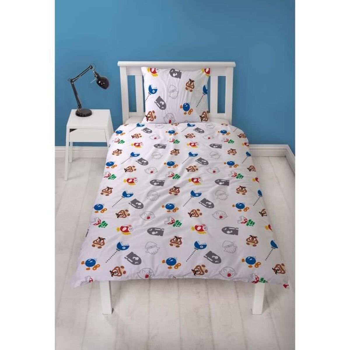 Dekbedovertrek set Mario Bros Multicolour Bed van 140 2 Onderdelen