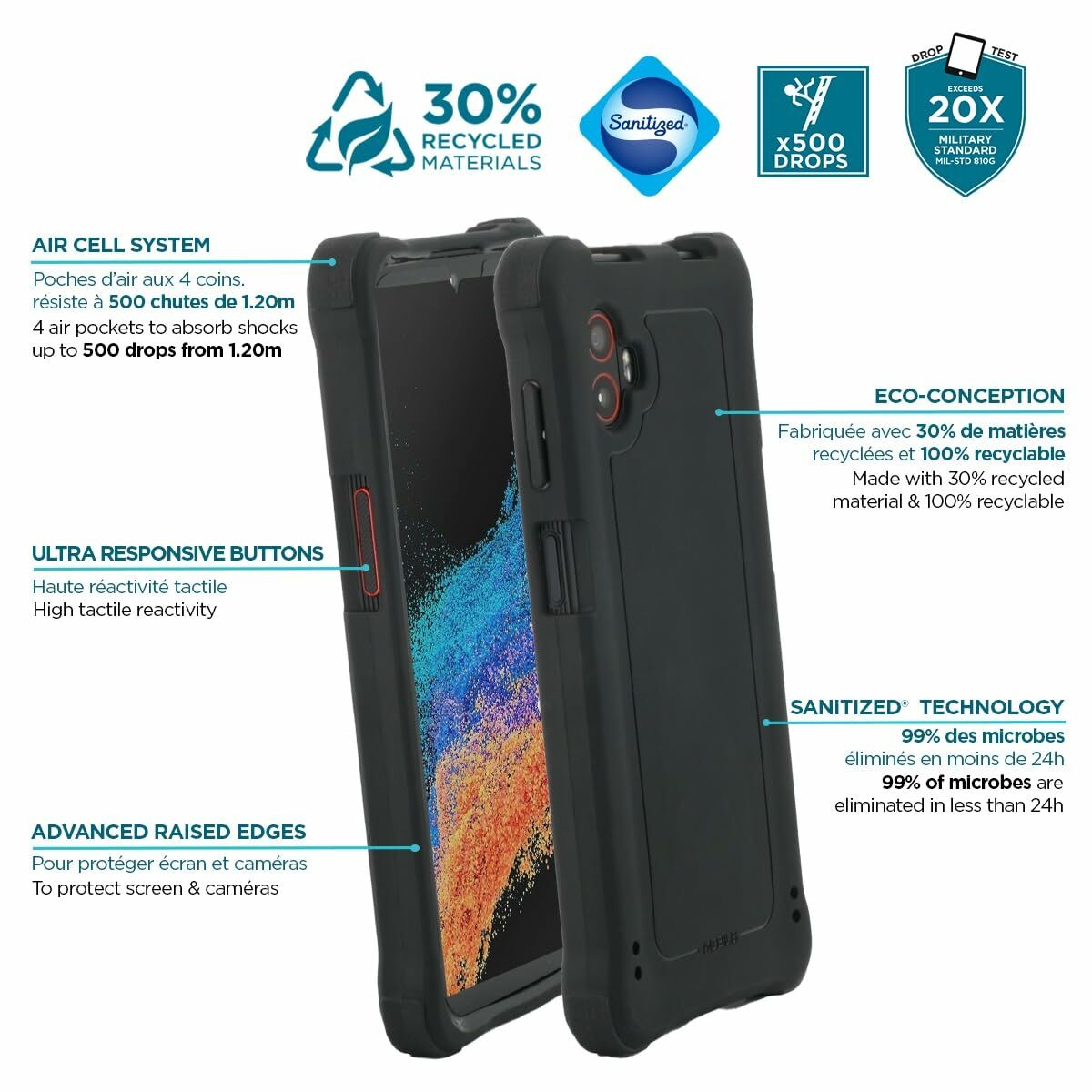 Afbeeldingen van Mobile cover Mobilis 054015 Black