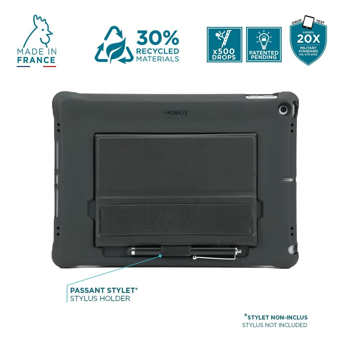Afbeeldingen van Tablet cover Mobilis 053019 Black iPad