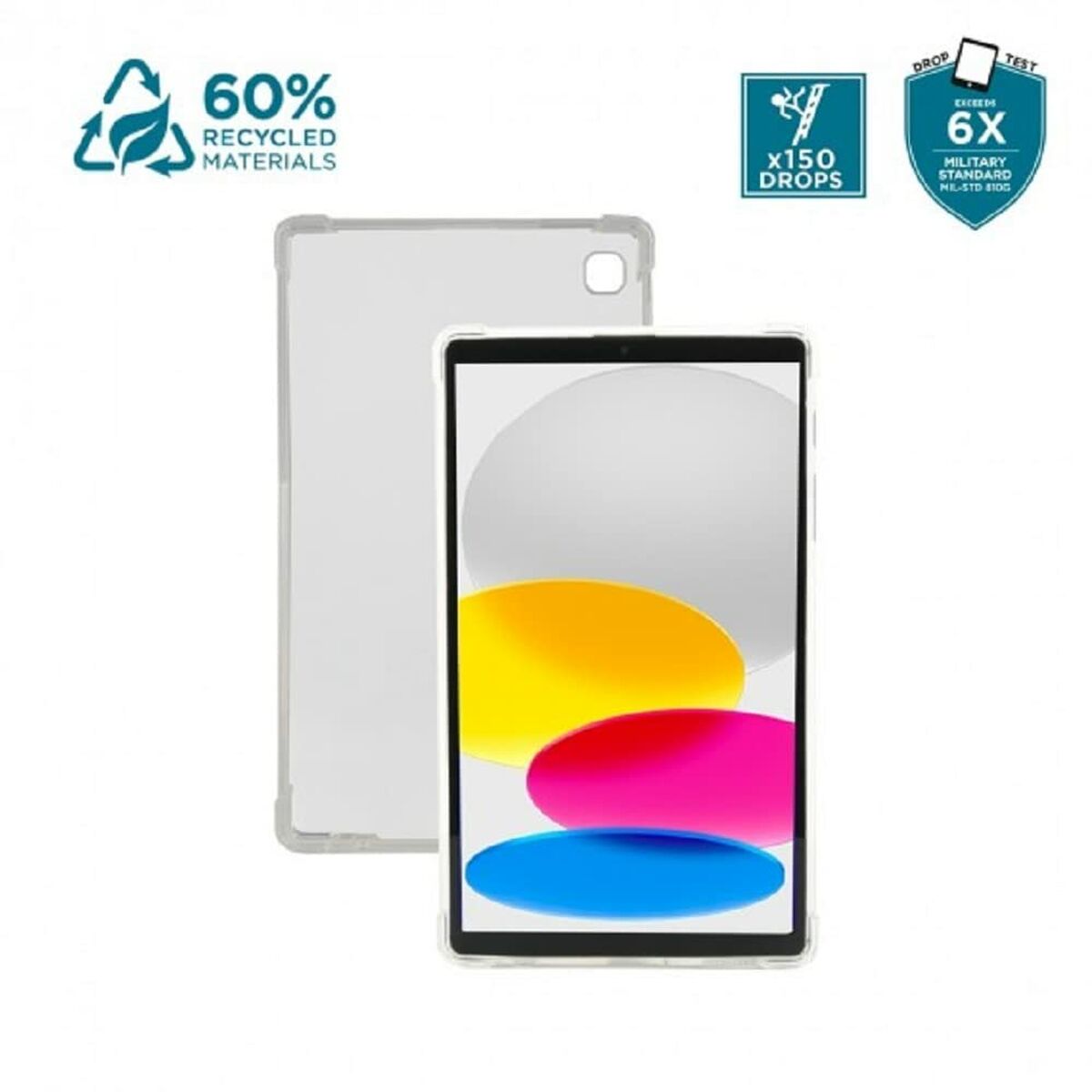 Afbeeldingen van Tablet cover Mobilis R Series IPAD 10th Transparent 10,9"