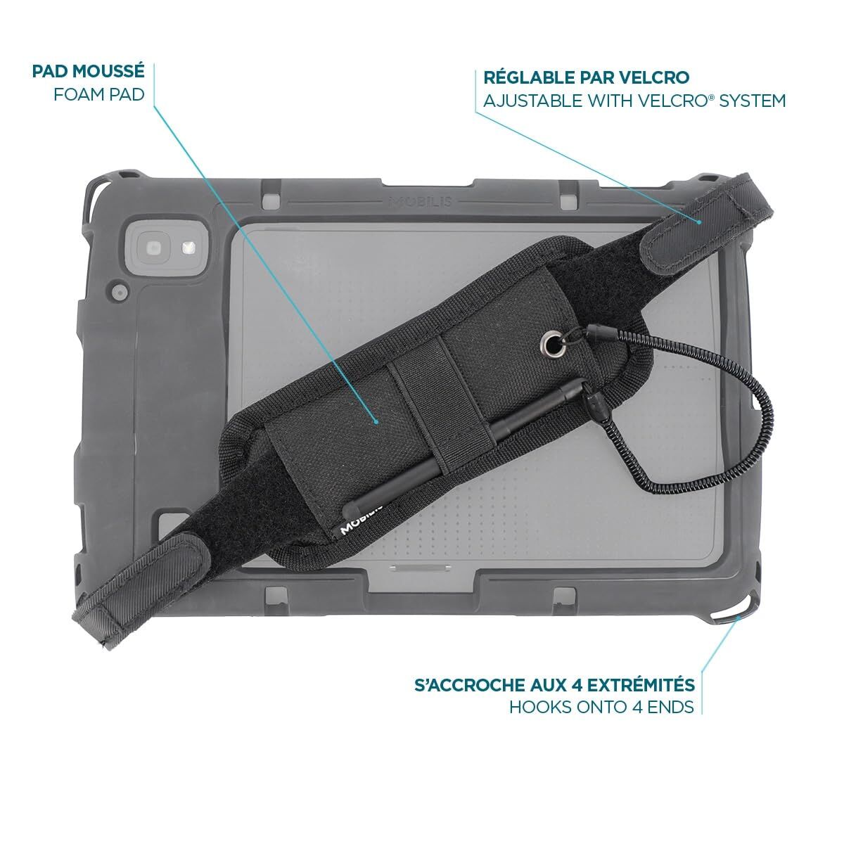 Picture of Case for Tablet and Keyboard Mobilis 001096