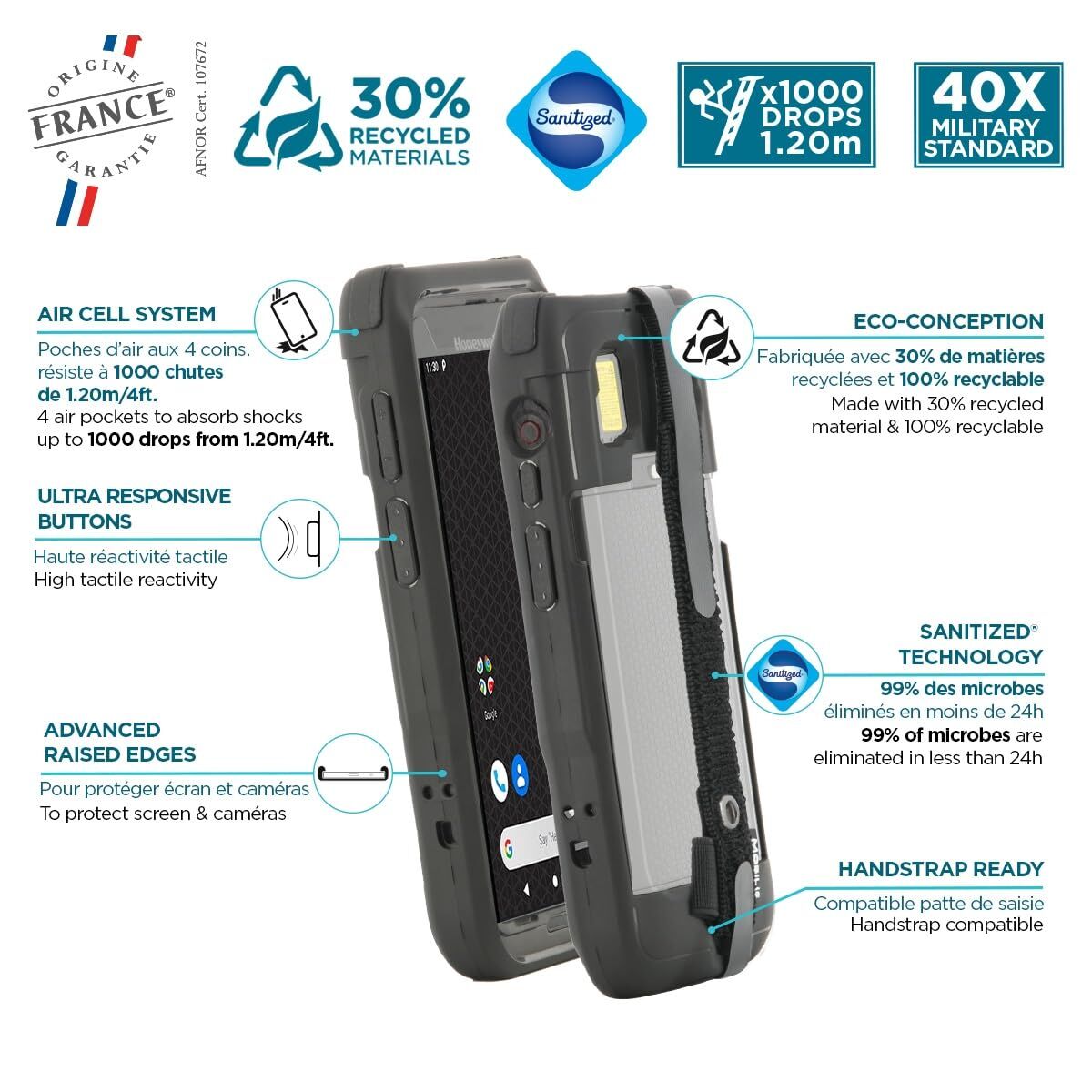 Picture of Mobile cover Mobilis PROTECH Black