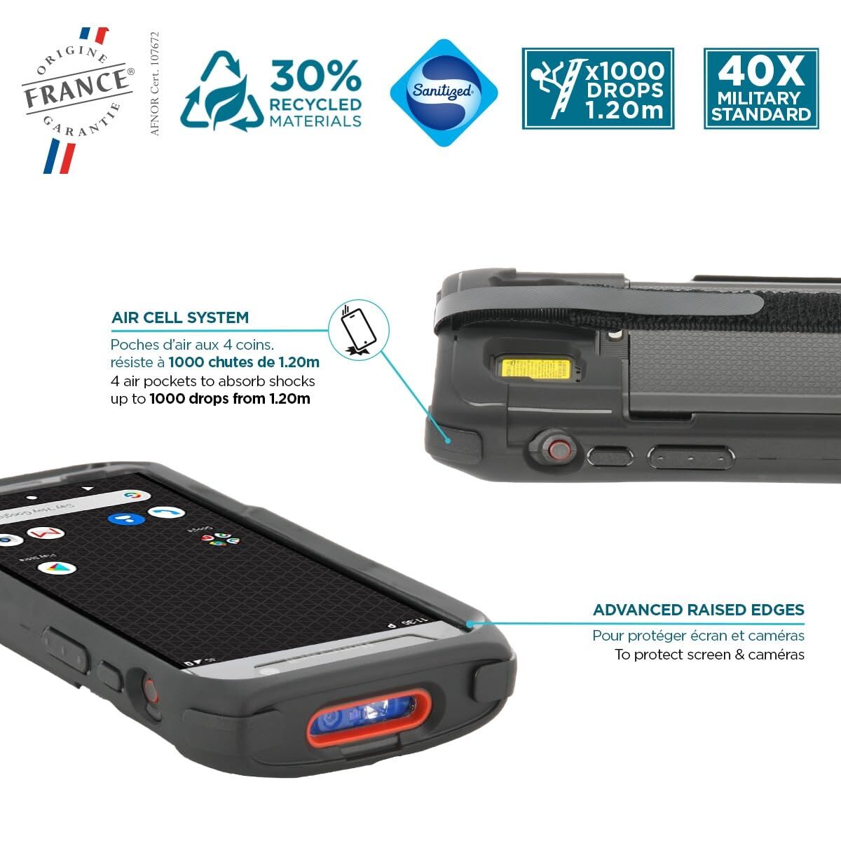 Picture of Mobile cover Mobilis PROTECH Black