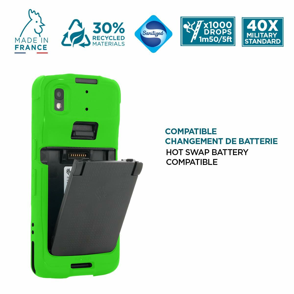 Picture of Coaxial TV Antenna Cable Mobilis 052063 Green