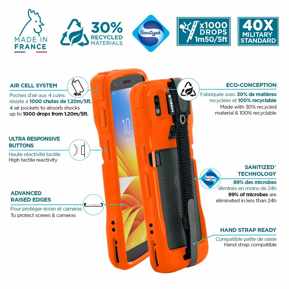 Bild von Mobile cover Mobilis 052064 Orange