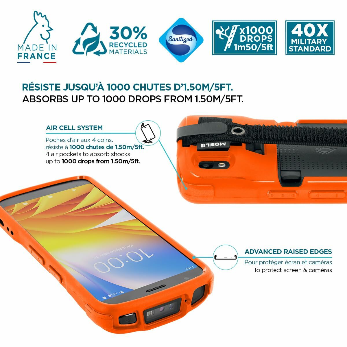 Bild von Mobile cover Mobilis 052064 Orange