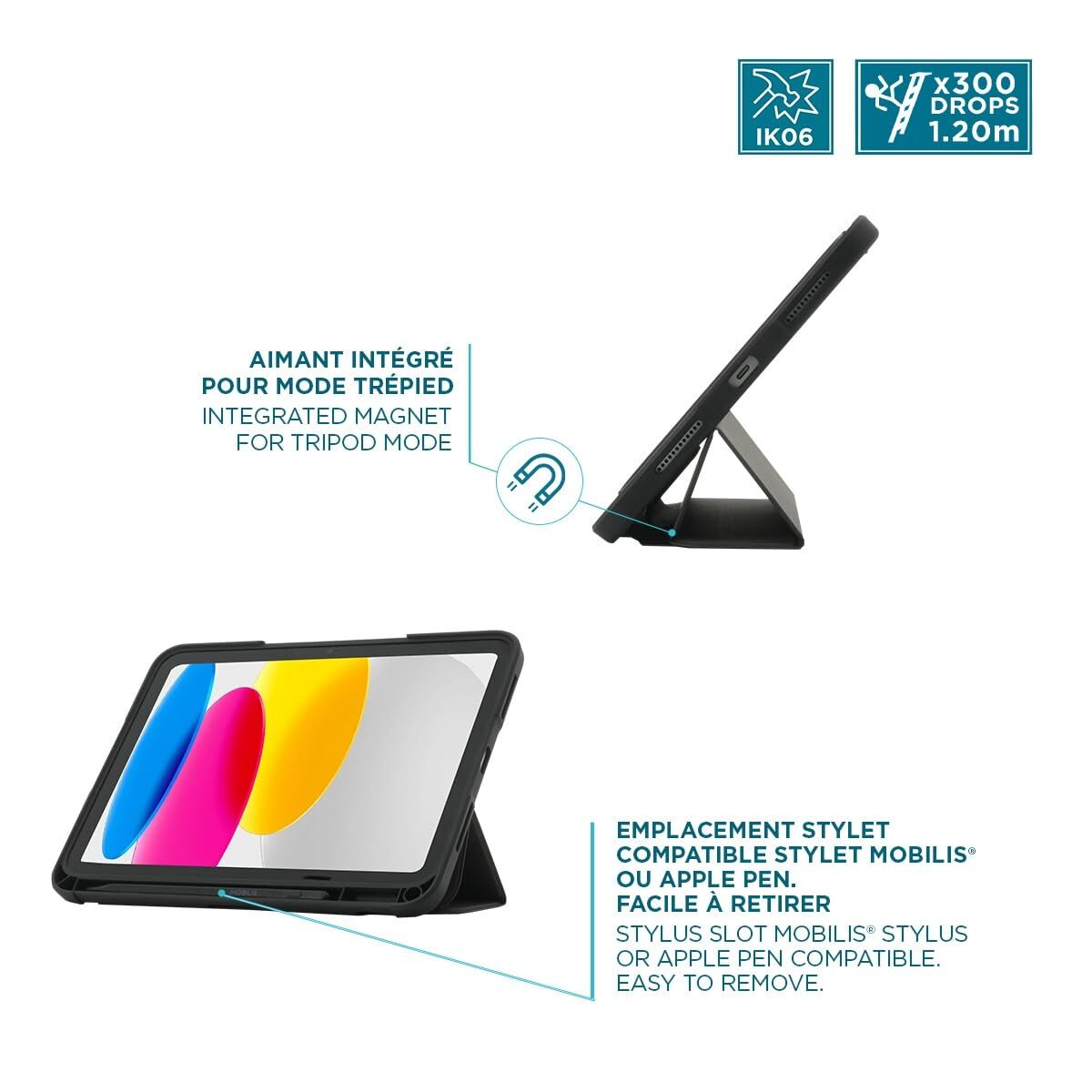 Picture of Tablet cover Mobilis IPAD 11 Grey