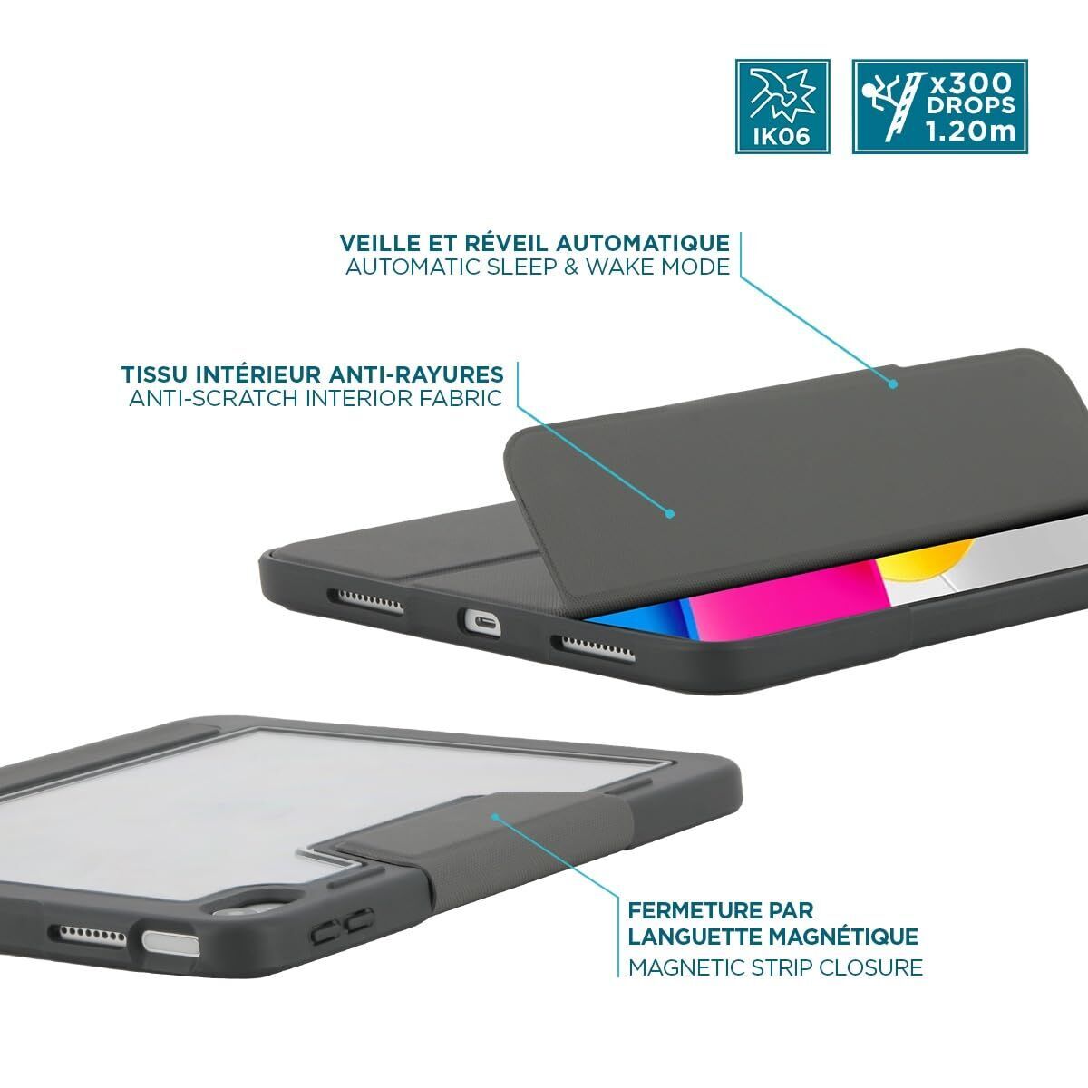 Picture of Tablet cover Mobilis IPAD 11 Grey