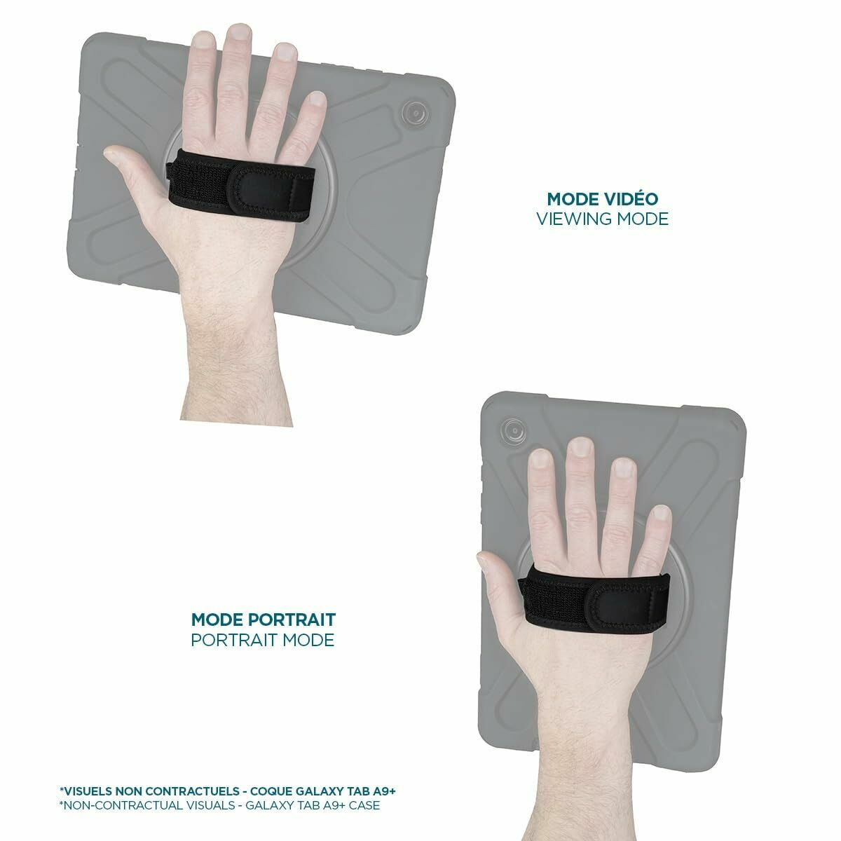 Afbeeldingen van Tablet cover Mobilis Black