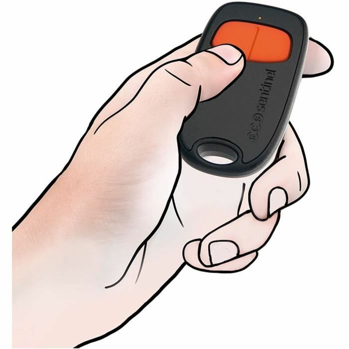 Afbeeldingen van Remote control SCS SENTINEL SimplyControl 40 m Orange