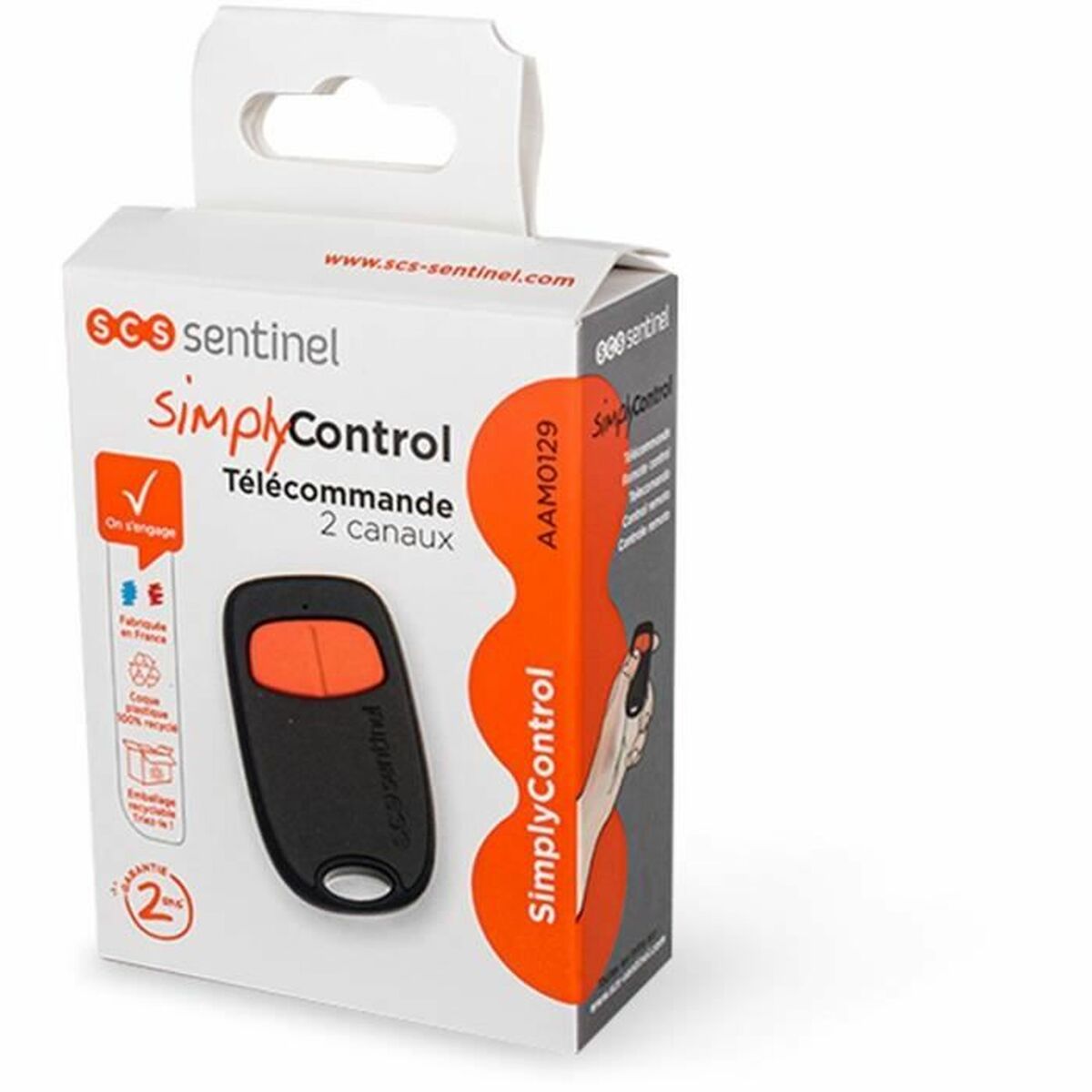 Afbeeldingen van Remote control SCS SENTINEL SimplyControl 40 m Orange
