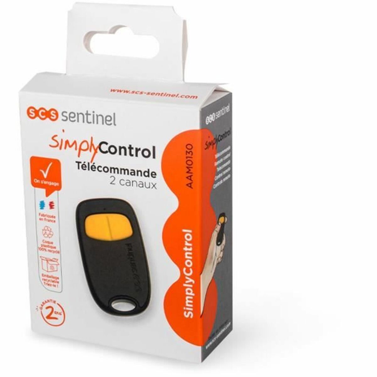 Afbeeldingen van Remote control SCS SENTINEL SimplyControl 40 m Yellow