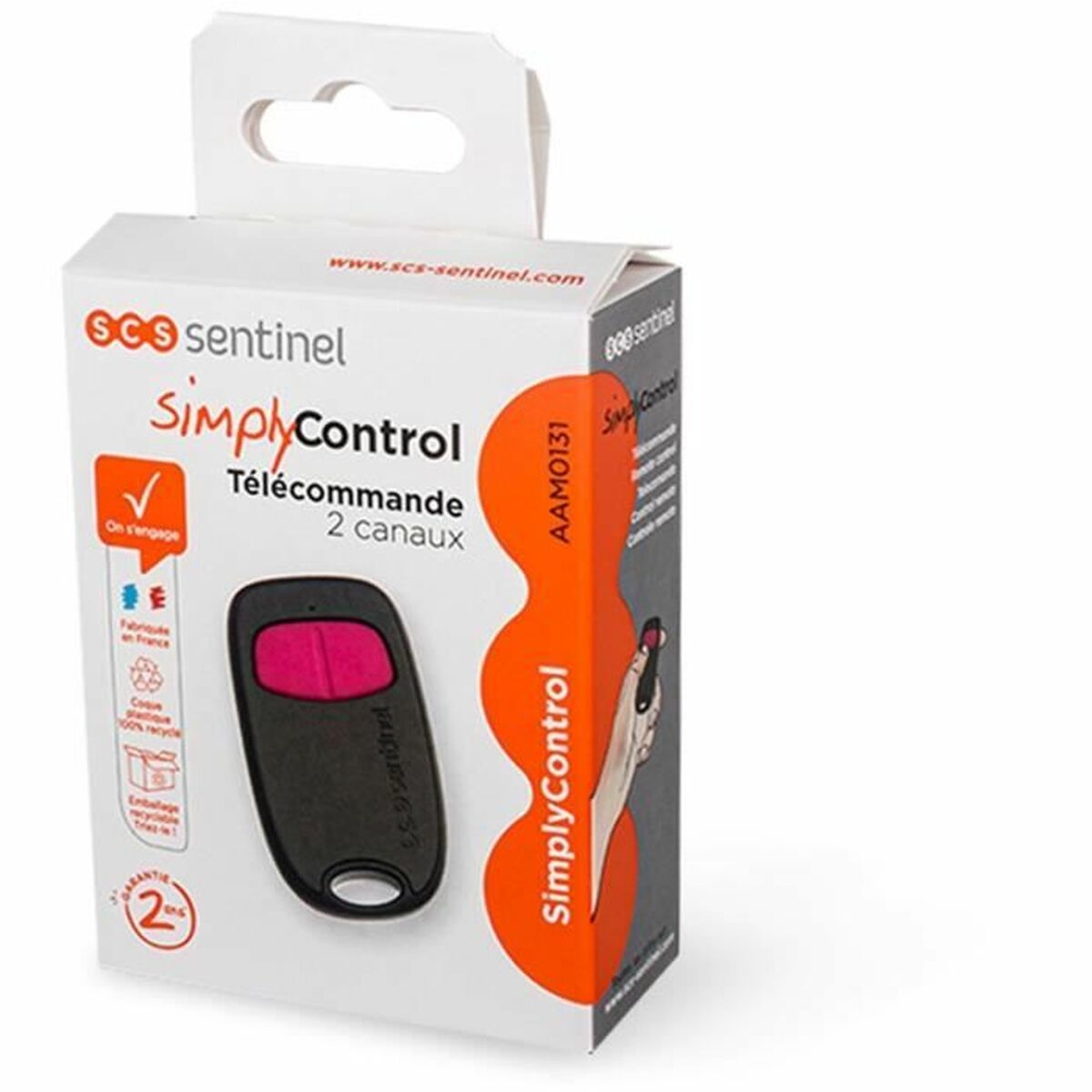 Afbeeldingen van Universal Remote Control SCS SENTINEL SimplyControl Black Fuchsia 40 m