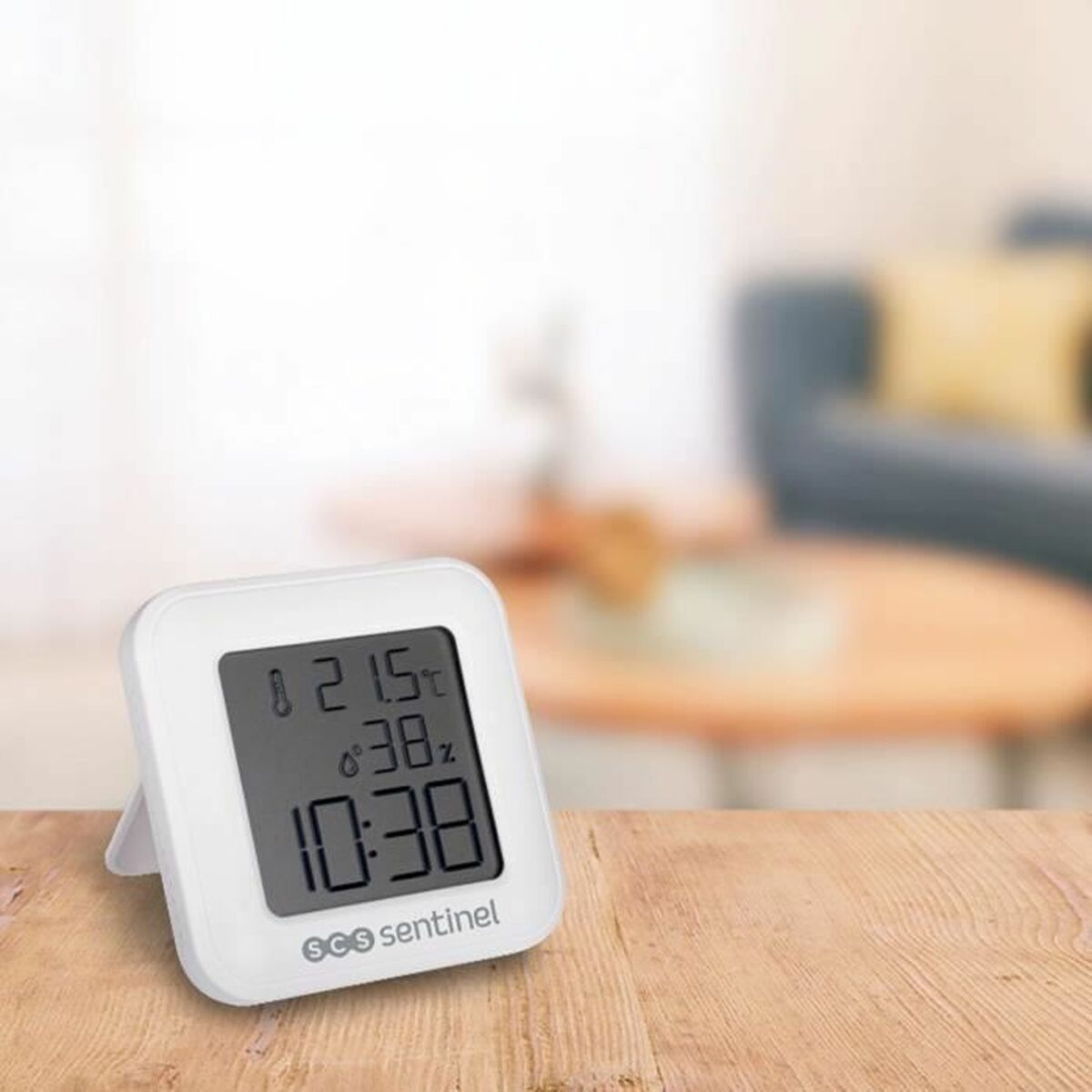 Thermo hygrometer SCS SENTINEL ThermoHygro White, view 3