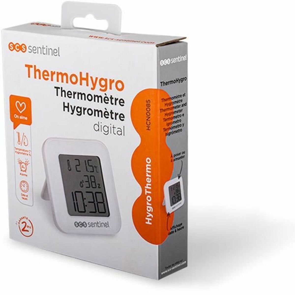Thermo hygrometer SCS SENTINEL ThermoHygro White, view 4