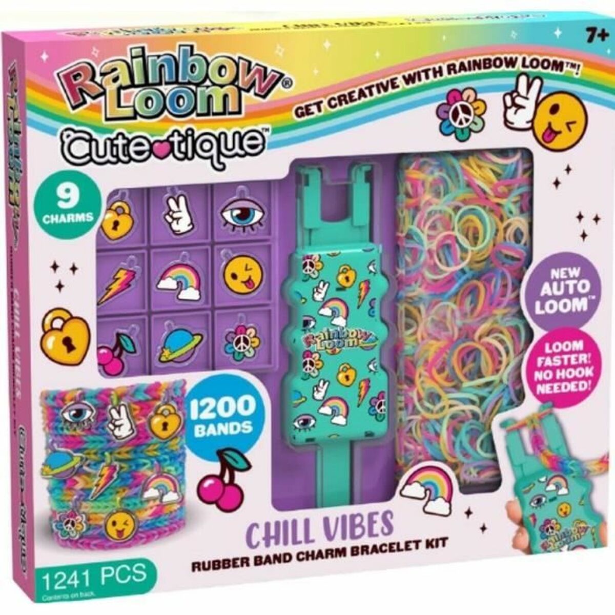 Χάντρες Bandai Rainbow Loom Cute Tique