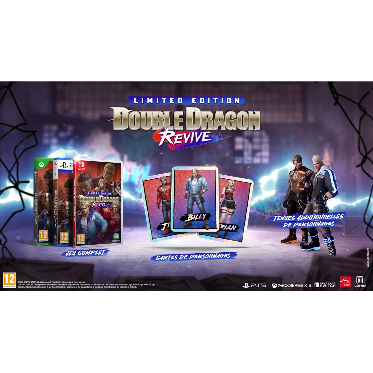 Picture of Xbox Series X Video Game Microids Double Dragon Revive Limited Edition