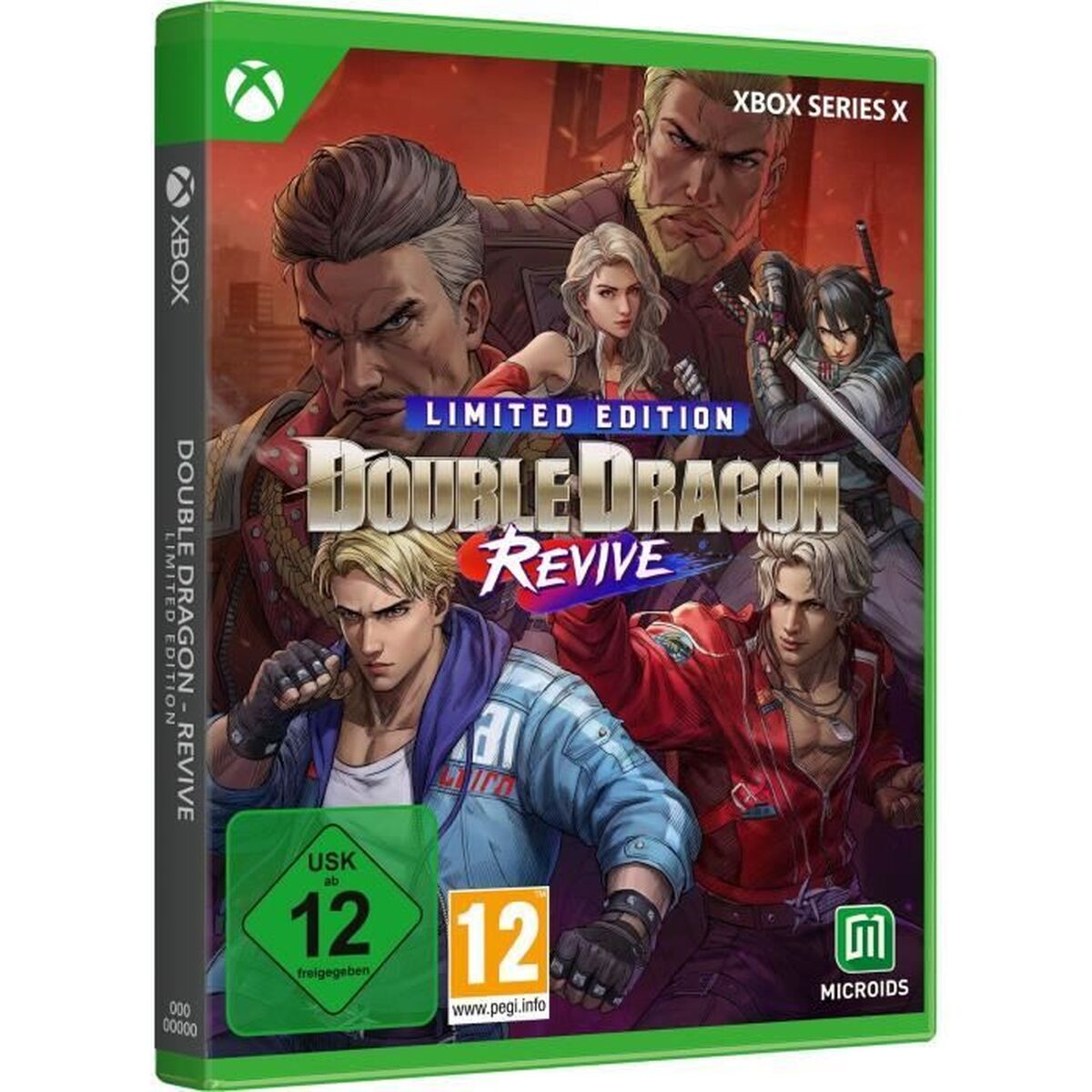 Xbox Series X Video Game Microids Double Dragon Revive Limited Edition Picture of Xbox Series X Video Game Microids Double Dragon Revive Limited Edition