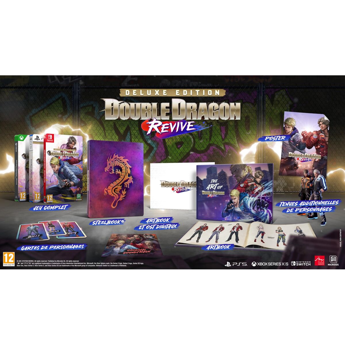 Picture of Xbox Series X Video Game Microids Double Dragon Revive - Deluxe Edition