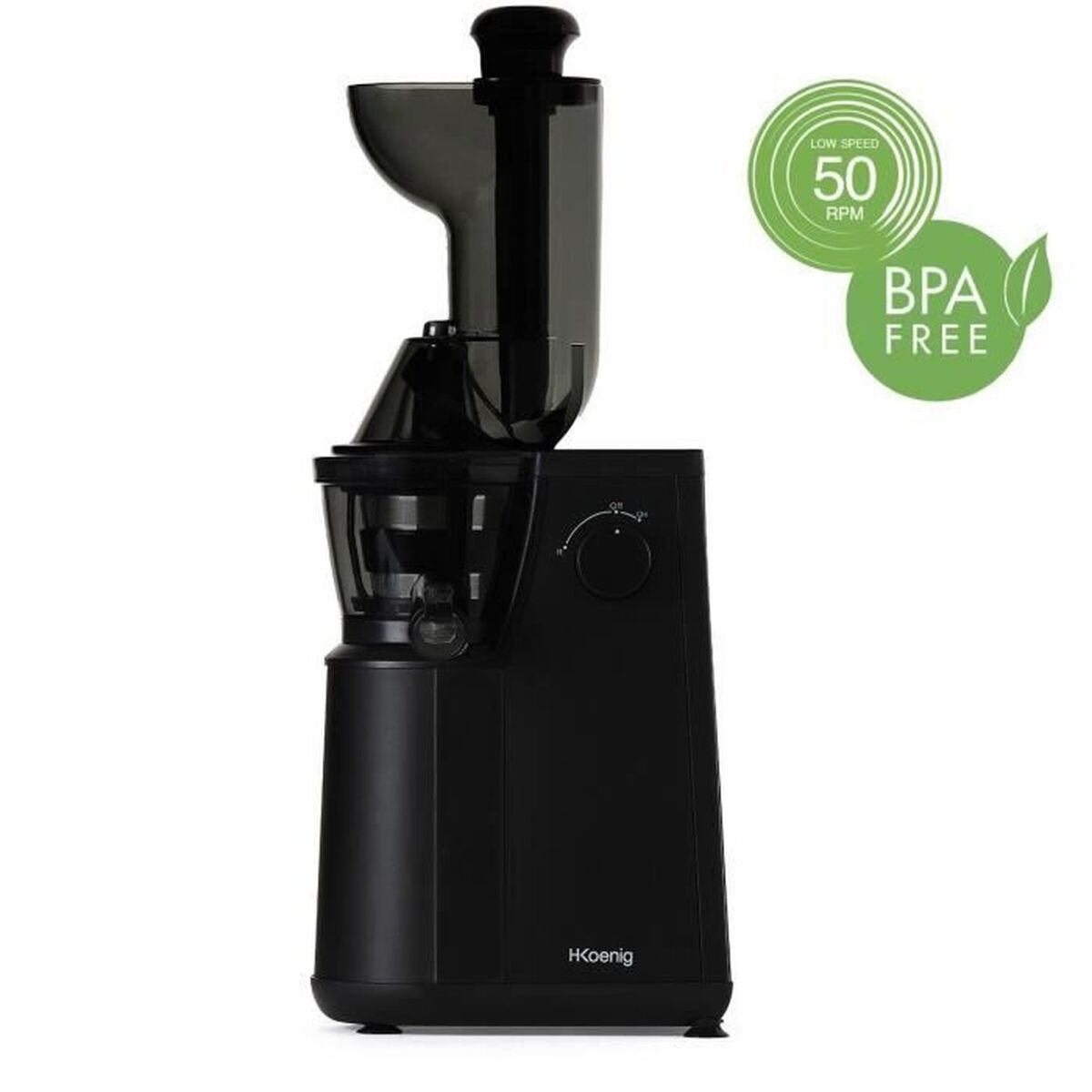 Elektrische juicer Hkoenig Vitamin+ GSX24 Zwart Grijs 400 W 1 L