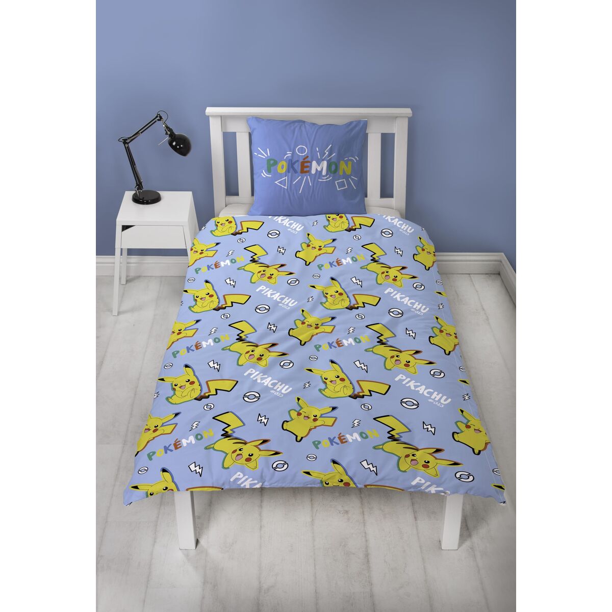 Dekbedovertrek set Pokémon Blauw 2 Onderdelen