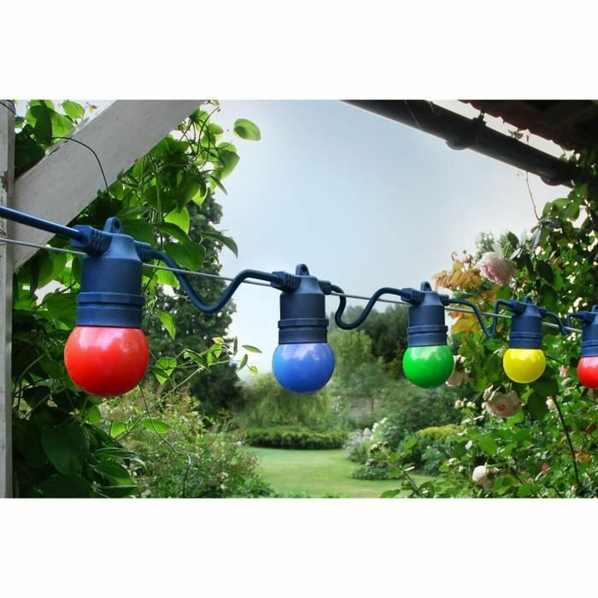 LED-lichtkrans Zwart Multicolour 5 m LED