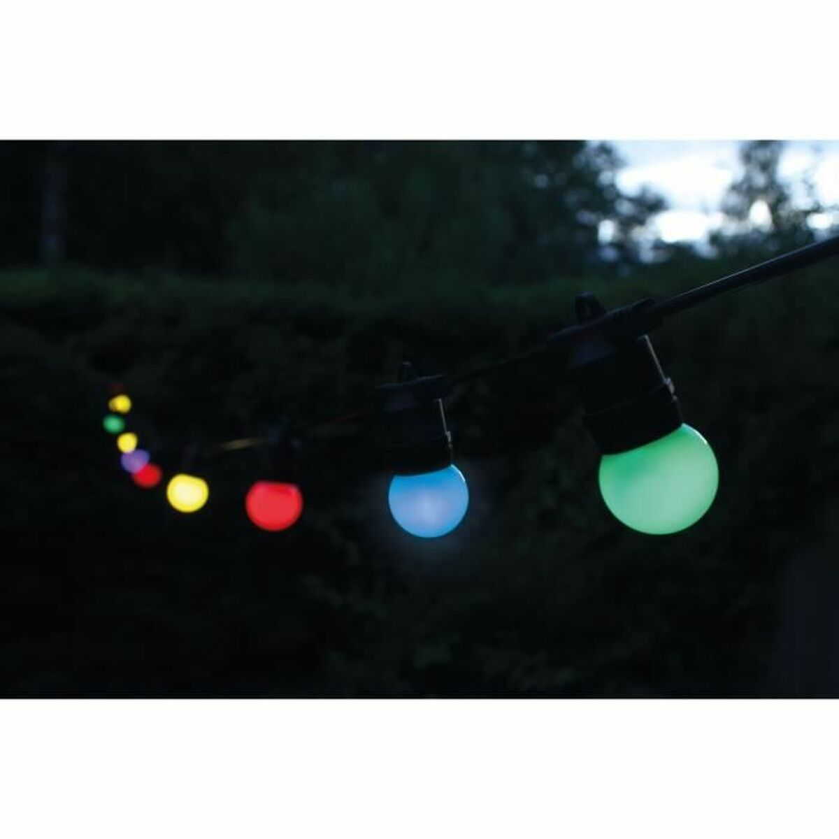 LED-lichtkrans Zwart Multicolour 5 m LED