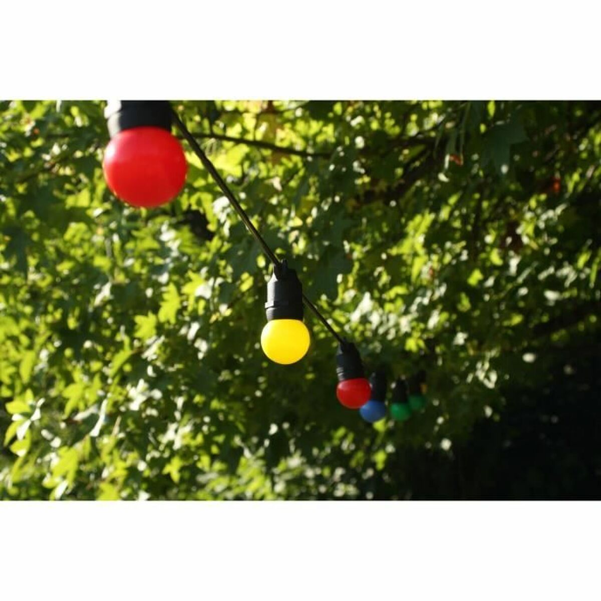 LED-lichtkrans Zwart Multicolour 5 m LED