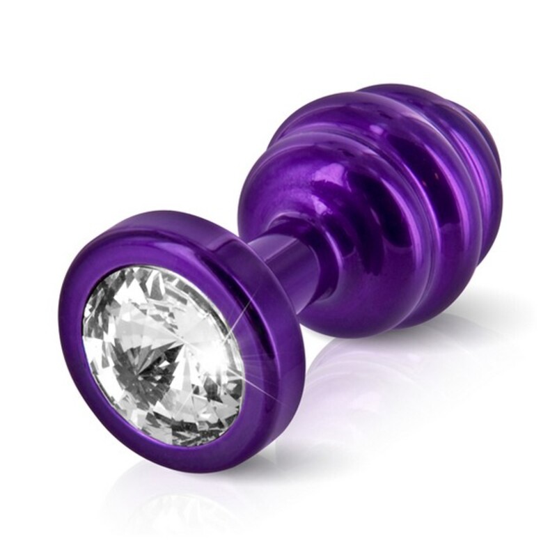 Ano Butt Plug Ribbed Purple 30 mm Diogol 71649