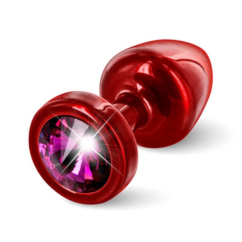 Anni Butt Plug Round Red & Pink 25 mm Diogol 72608