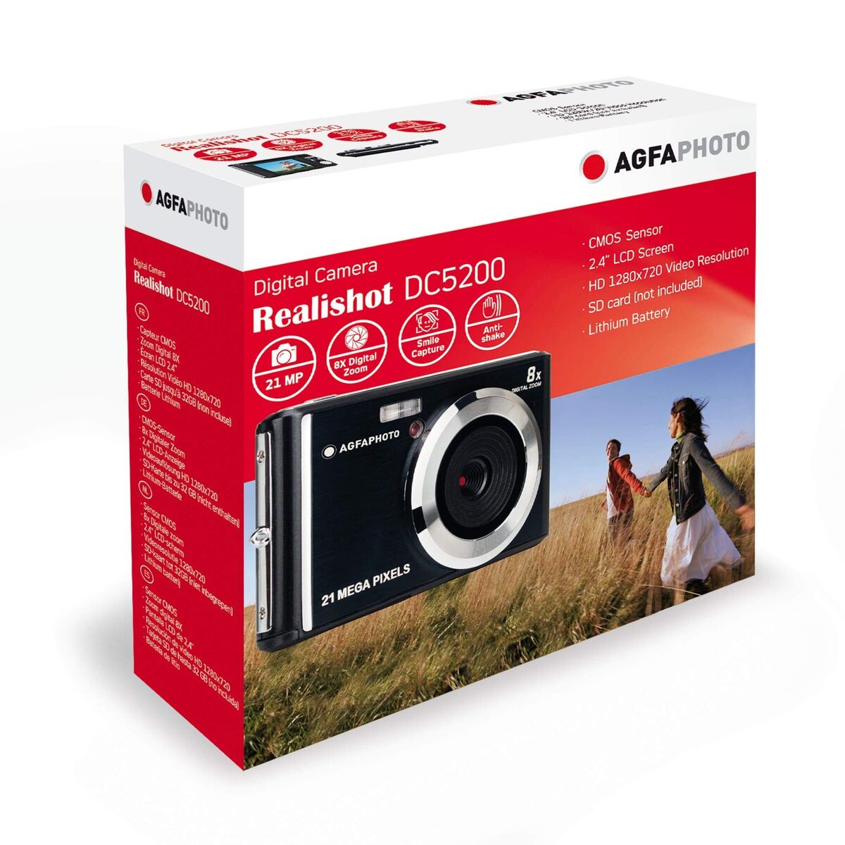 Digital Camera Agfa DC5200-BK Black 21 MP 2.4"