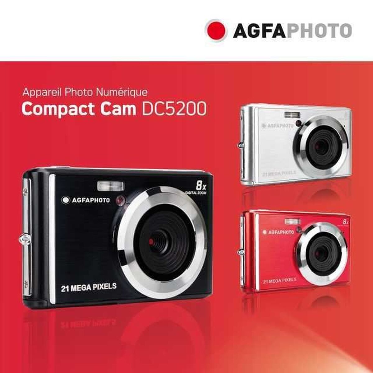 Digital Camera Agfa DC5200-BK Black 21 MP 2.4"