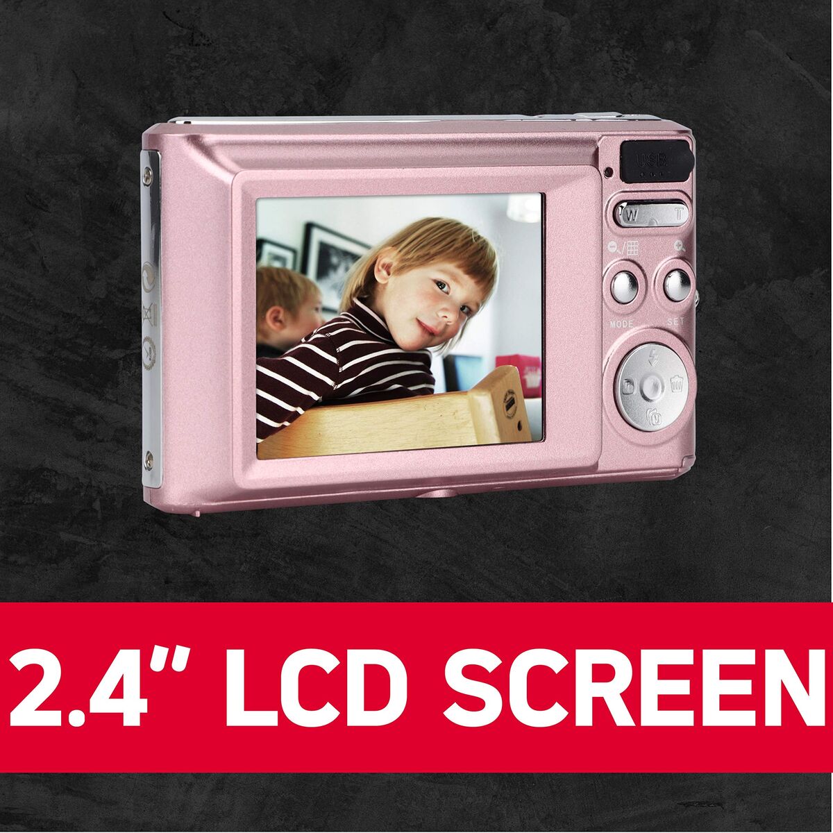 Digital Camera Agfa DC5200 Pink Rose 21 MP 2.4"