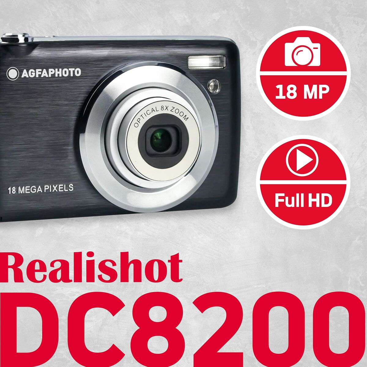 Skaitmeninė Kamera DC8200 BLACK Juoda