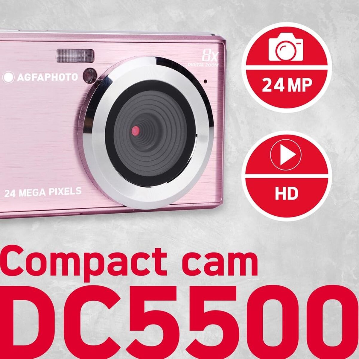 Bild von Digital Camera Agfa DC5500 Pink