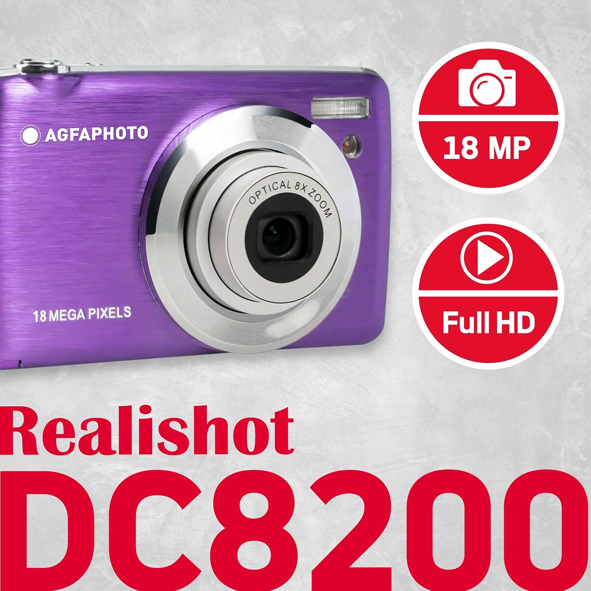 Obrazek Children’s Digital Camera Agfa DC8200 Purple