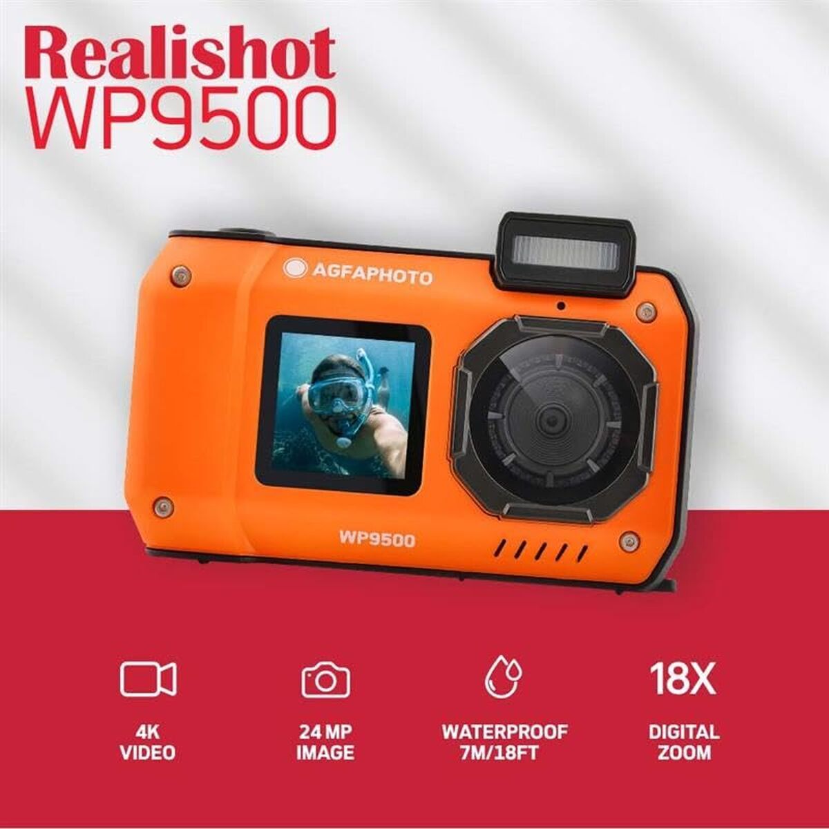 Bild von Children’s Digital Camera Agfa WP9500OG Waterproof